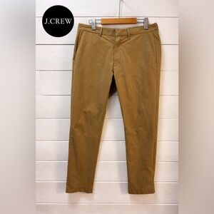 J.CREW – BEIGE THOMPSON FLEX TAPERED PANTS – SIZE W31/L30